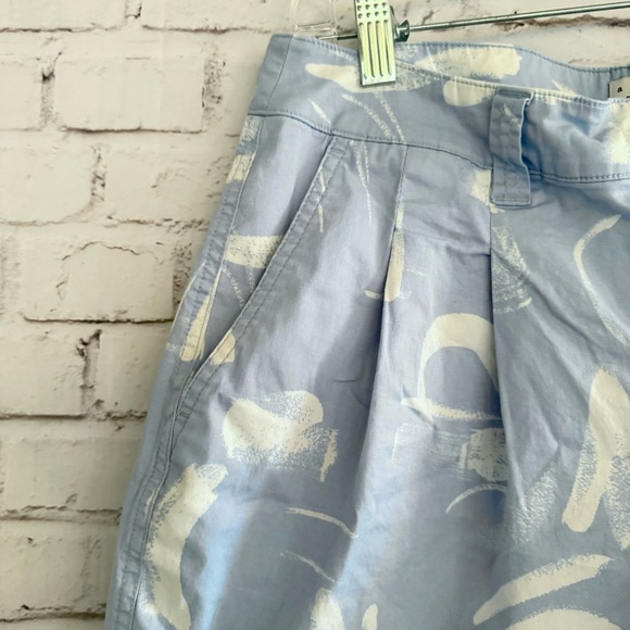 A New Day Light Blue and White Patterned Women's Shorts - Picture 5 of 6